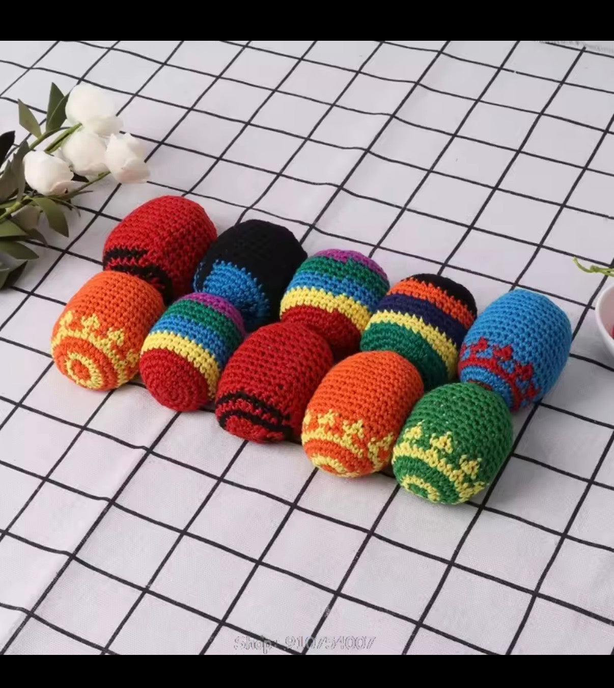 Knitted Hacky Sack